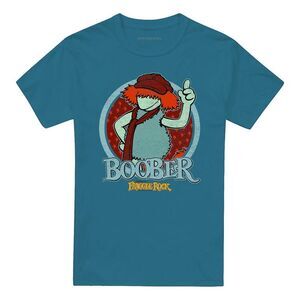 Fraggle Rock Unisex Adult Boober Fraggle Circle T-Shirt / Slate